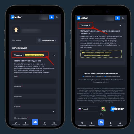 Этапы верификации